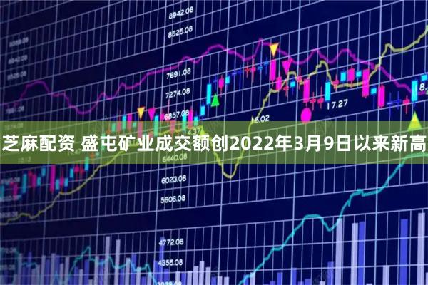 芝麻配资 盛屯矿业成交额创2022年3月9日以来新高