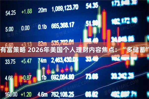 有富策略 2026年美国个人理财内容焦点：“多储蓄”